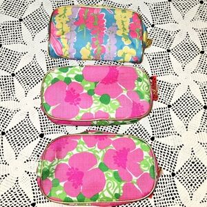 Lilly Pulitzer Estee Lauder Cosmetic Bag Pouch, Never Used, Travel Bags Set